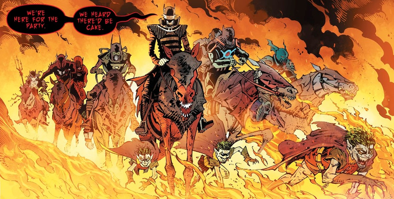 Illustration for article titled The Dark Knights of DC's Metal Are a Lot More Than Just Evil Batmen